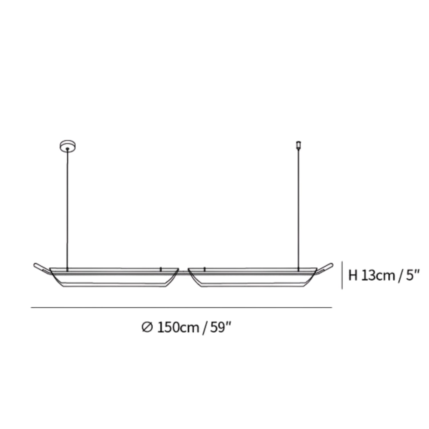 Becloza Dubbel Design Hanglamp