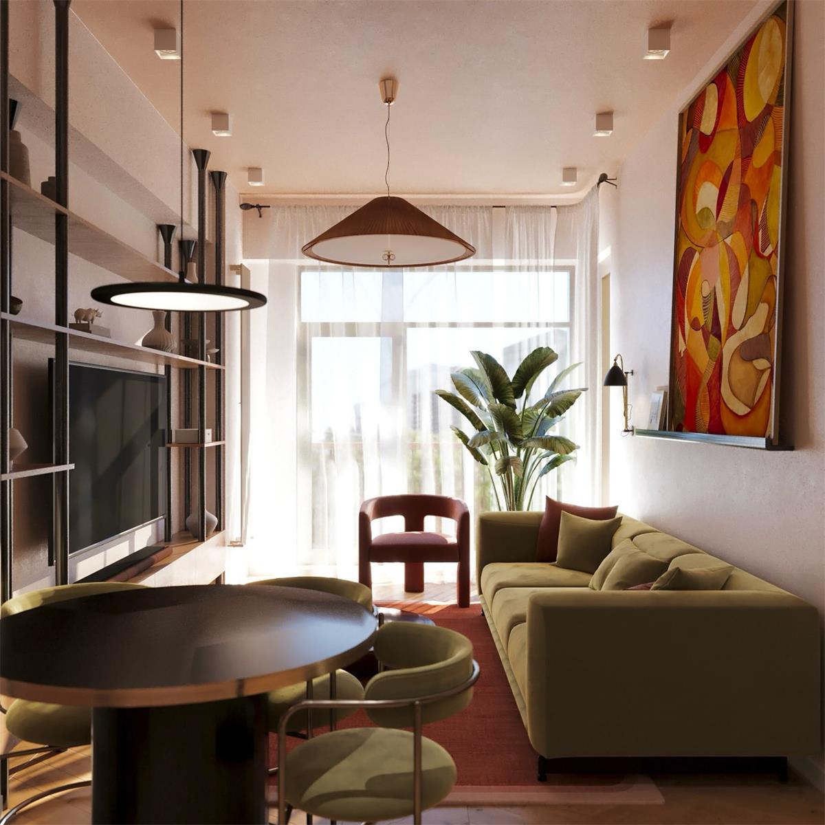 Smolez Japandi Stijl Hanglamp