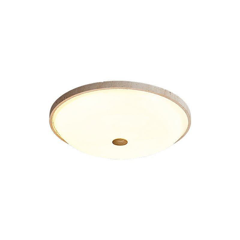 Zelmara Disc Travertijnen Plafondlamp