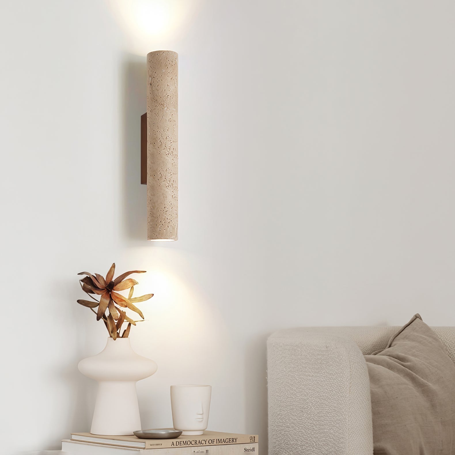 Someysa Travertijnen Wandlamp