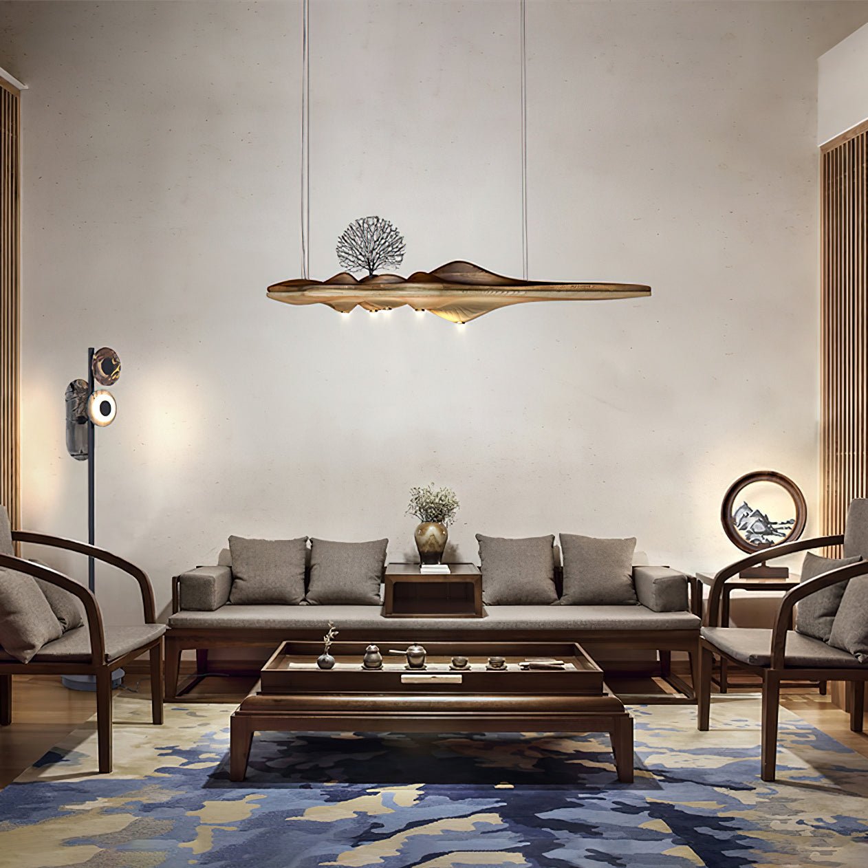Merocone Houten Hanglamp
