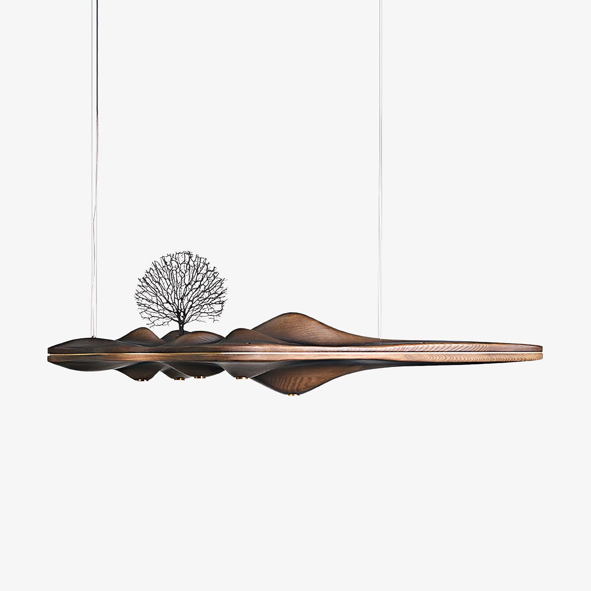 Merocone Houten Hanglamp