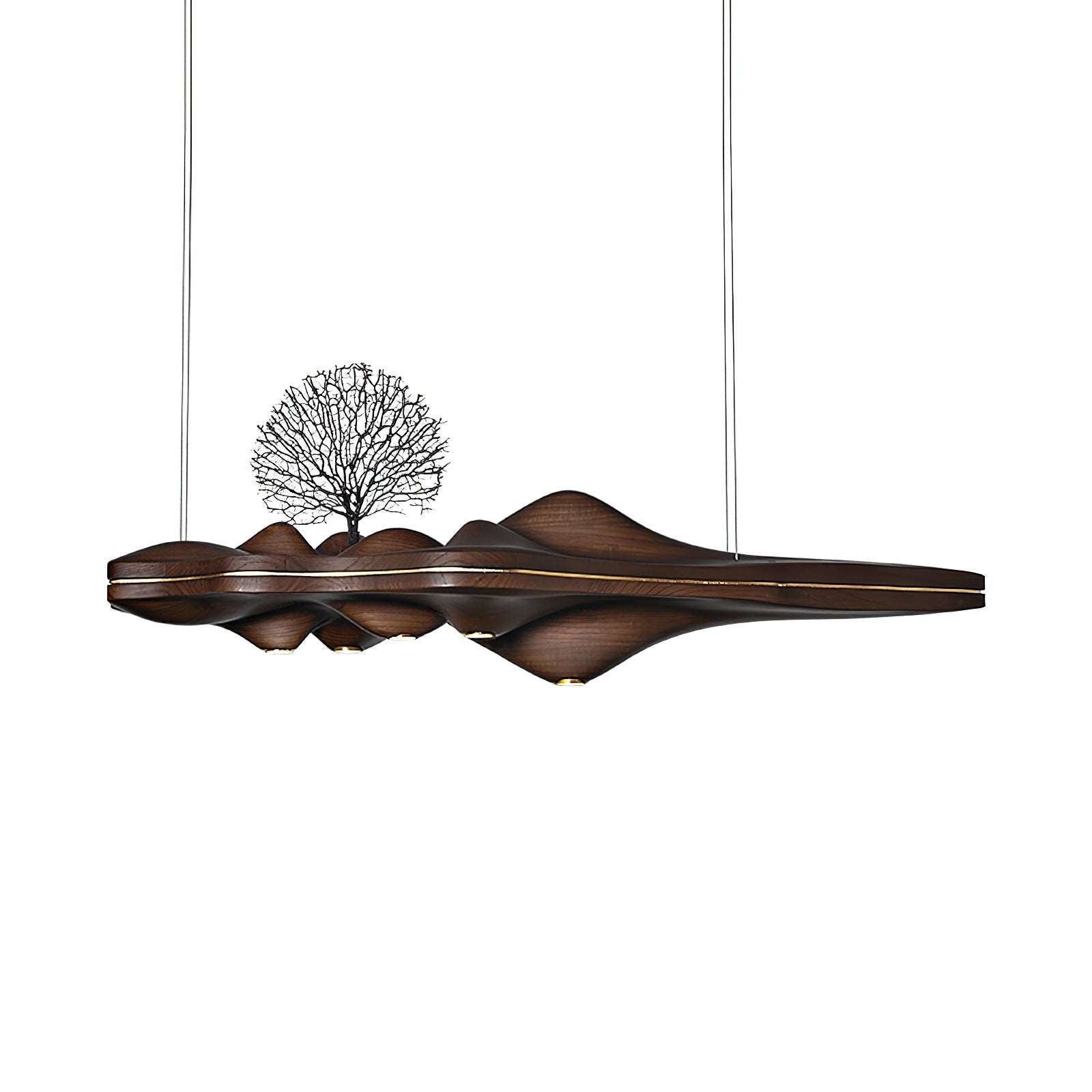 Merocone Houten Hanglamp