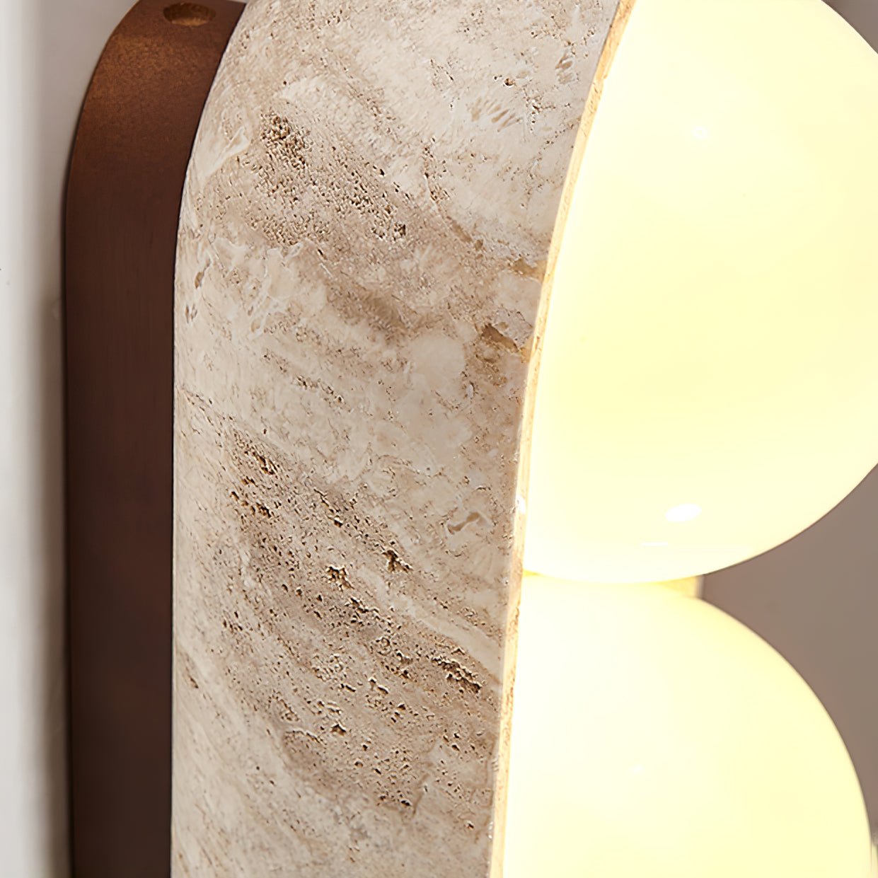 Boscon Triple Natuursteen Wandlamp