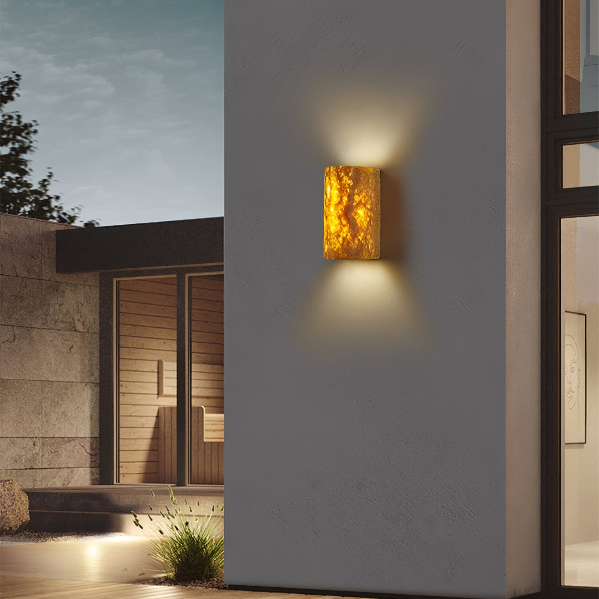 Veisona Natuursteen Wandlamp