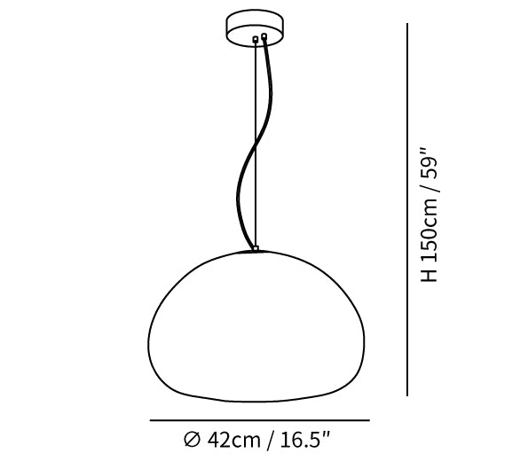 Bunsteal Japandi Stijl Hanglamp