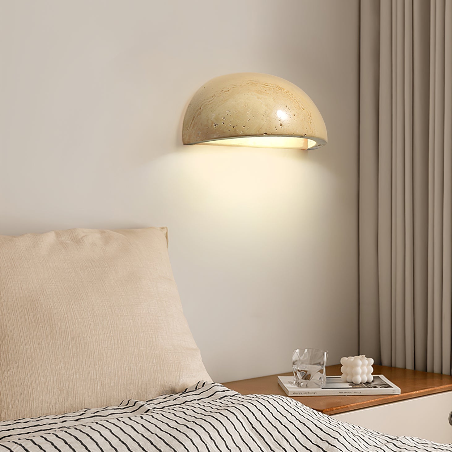 Devom Travertijnen Wandlamp