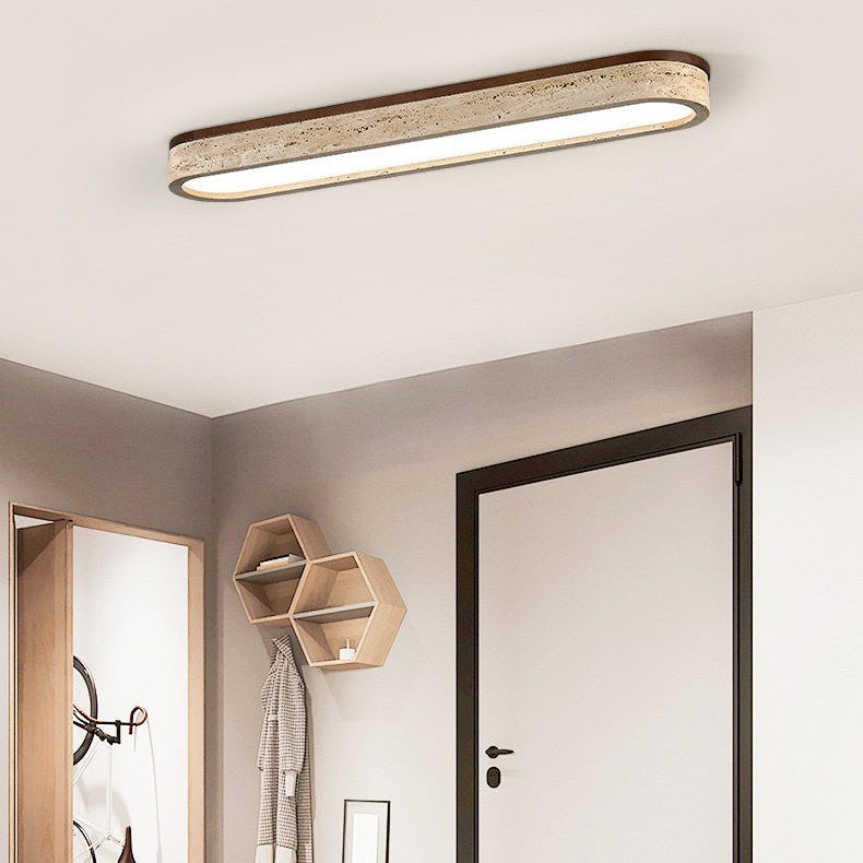 Sotale Travertijnen Planfondlamp