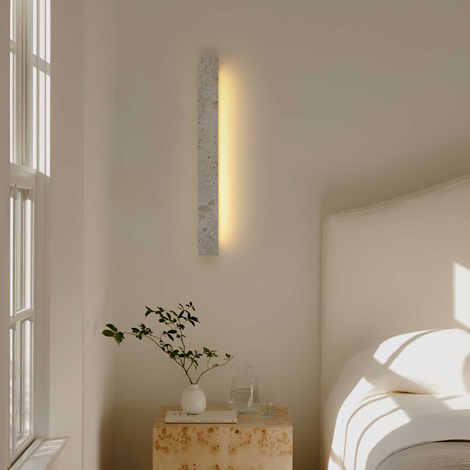 Celome Natuursteen Wandlamp