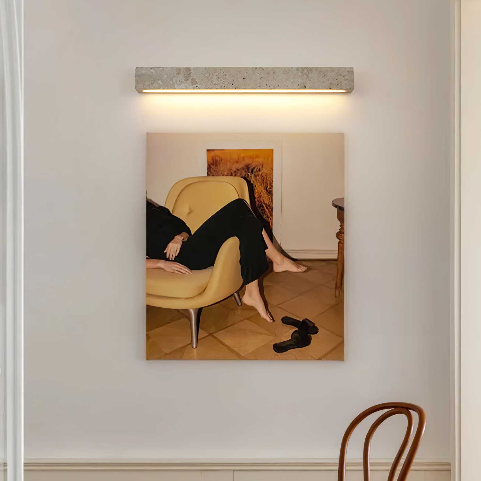 Celome Natuursteen Wandlamp