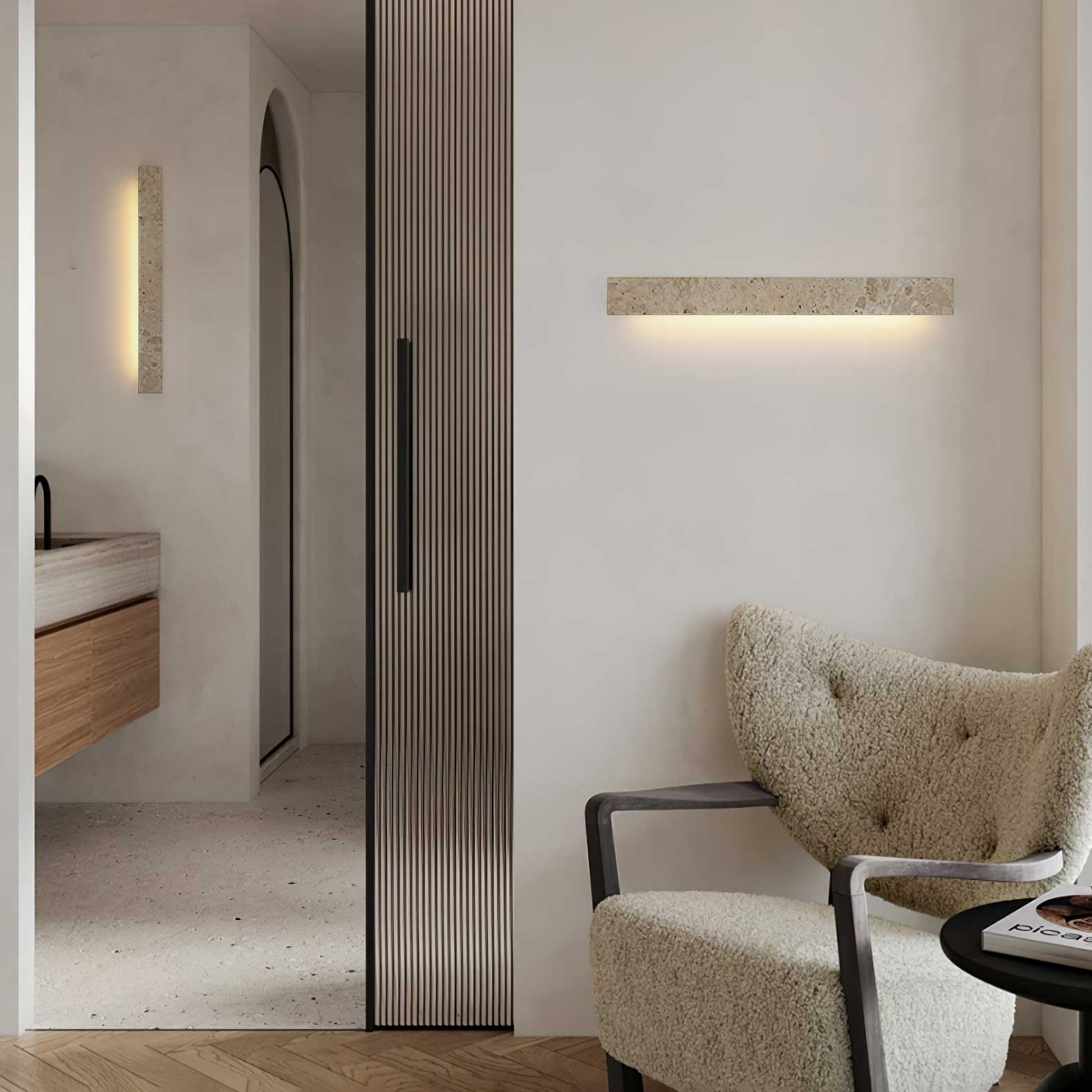 Celome Natuursteen Wandlamp