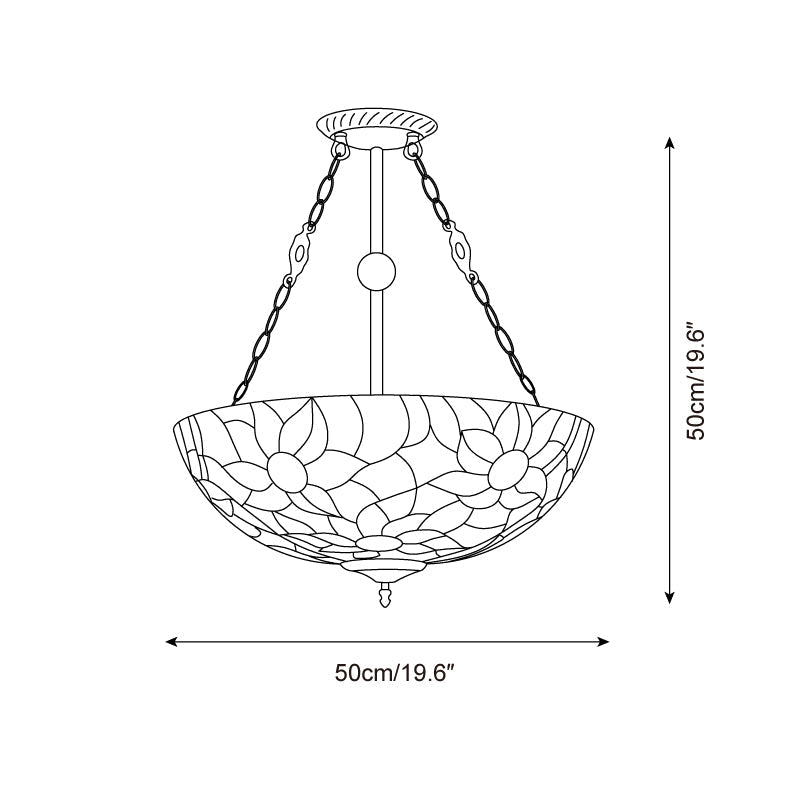 Lenna Tiffany Plafondlamp