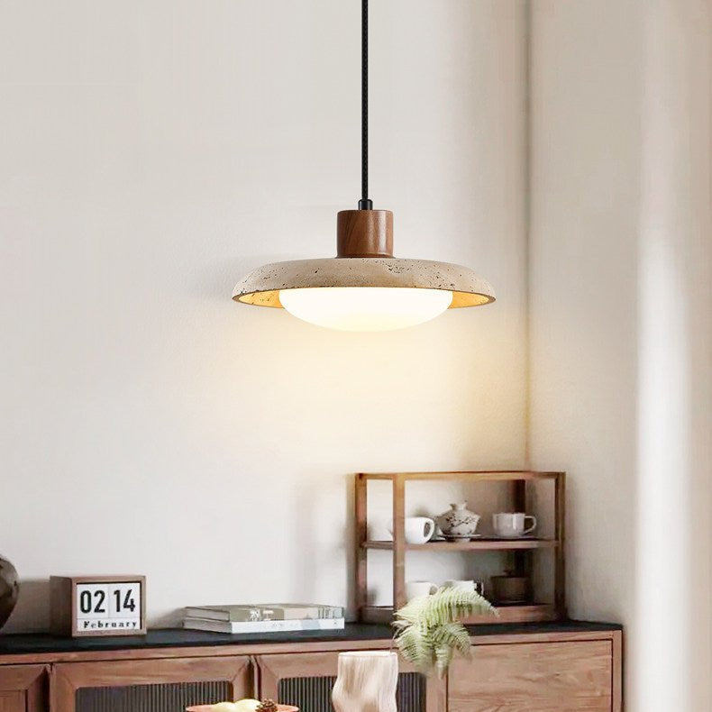 Latova Travertijnen Hanglamp