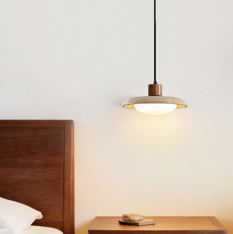 Latova Travertijnen Hanglamp
