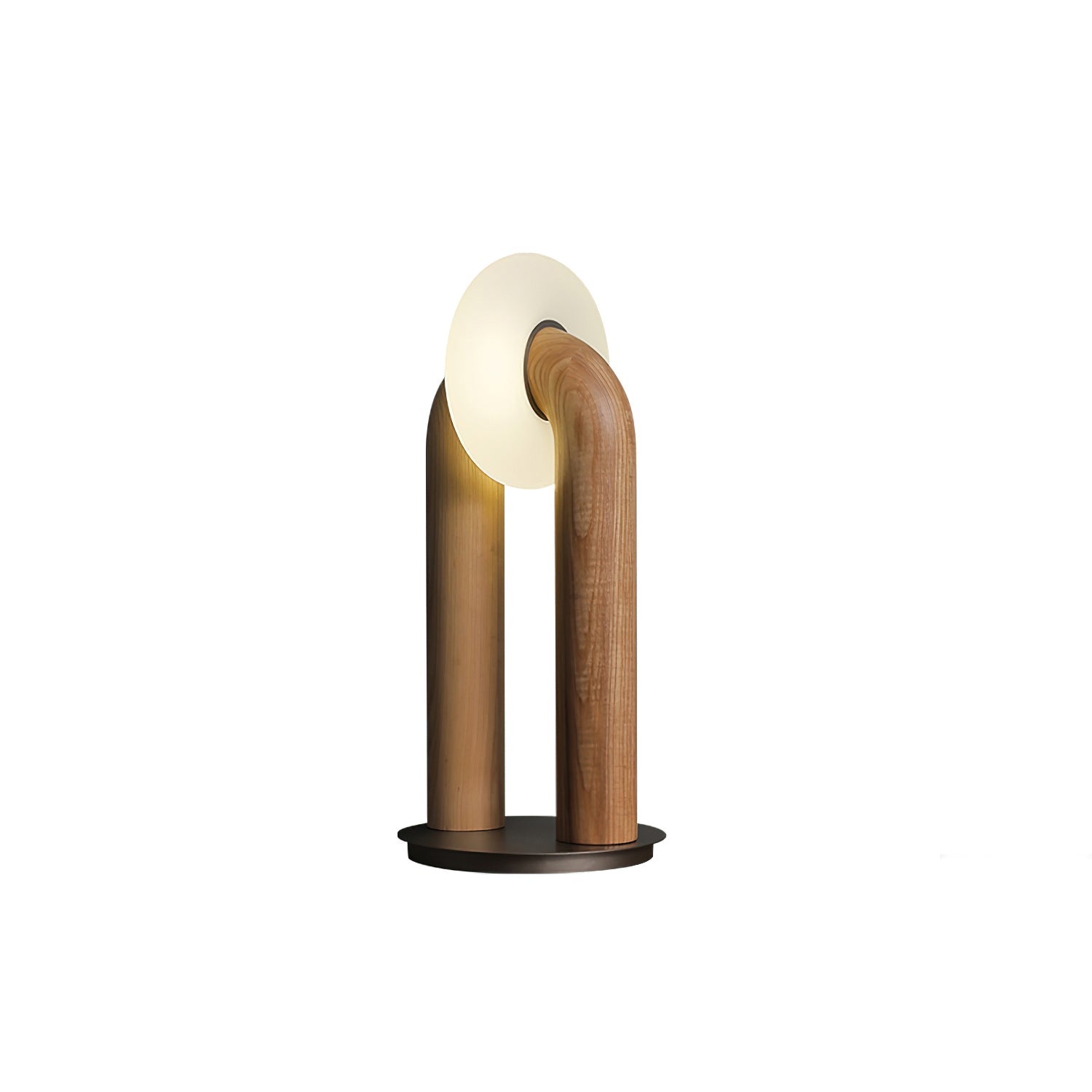 Disc Houten Tafellamp