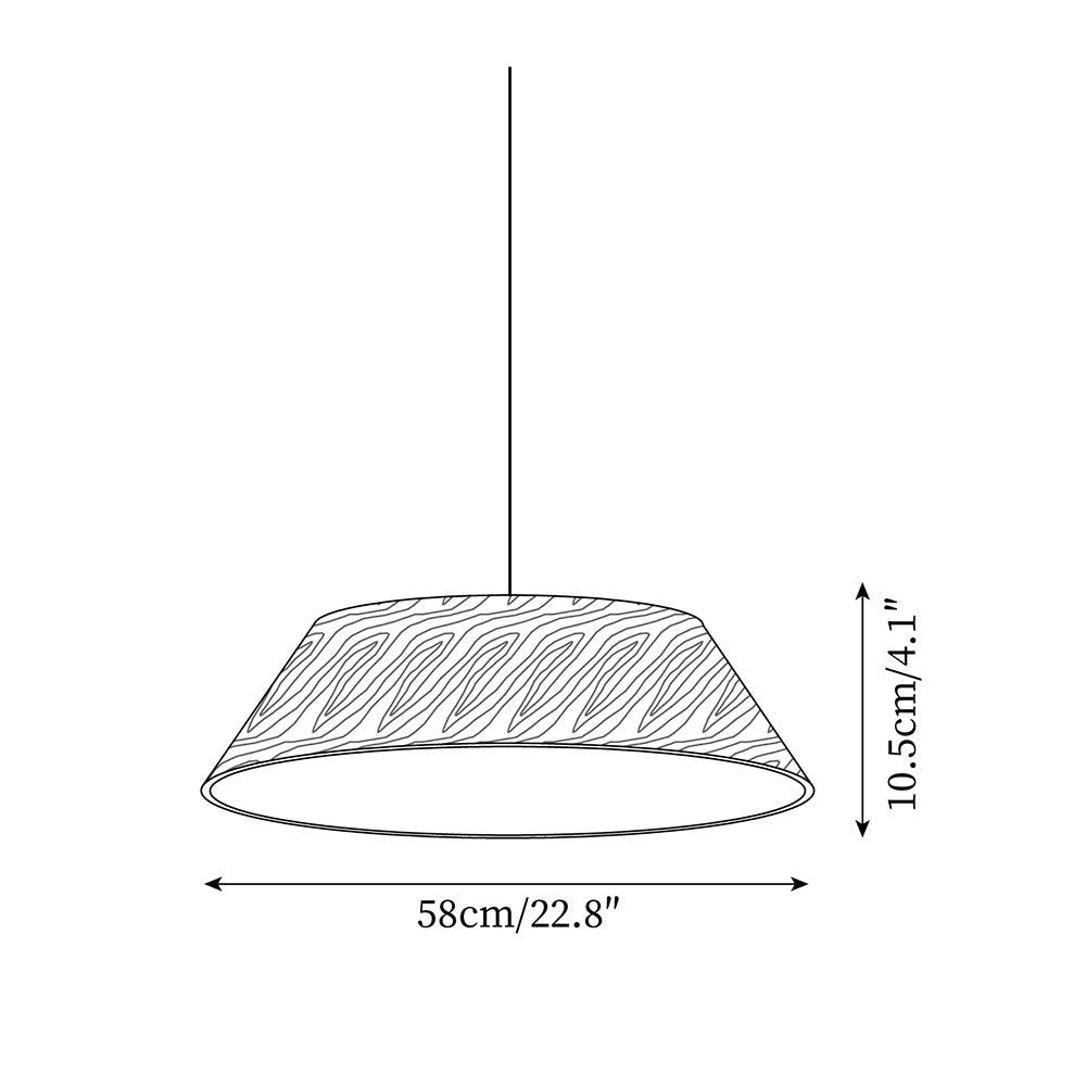 Trallon Houten Japandi Hanglamp