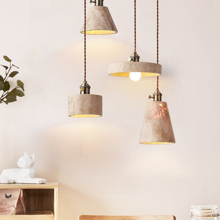 Cellos Travertijnen Hanglamp