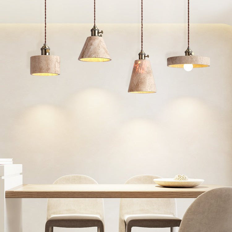 Cellos Travertijnen Hanglamp
