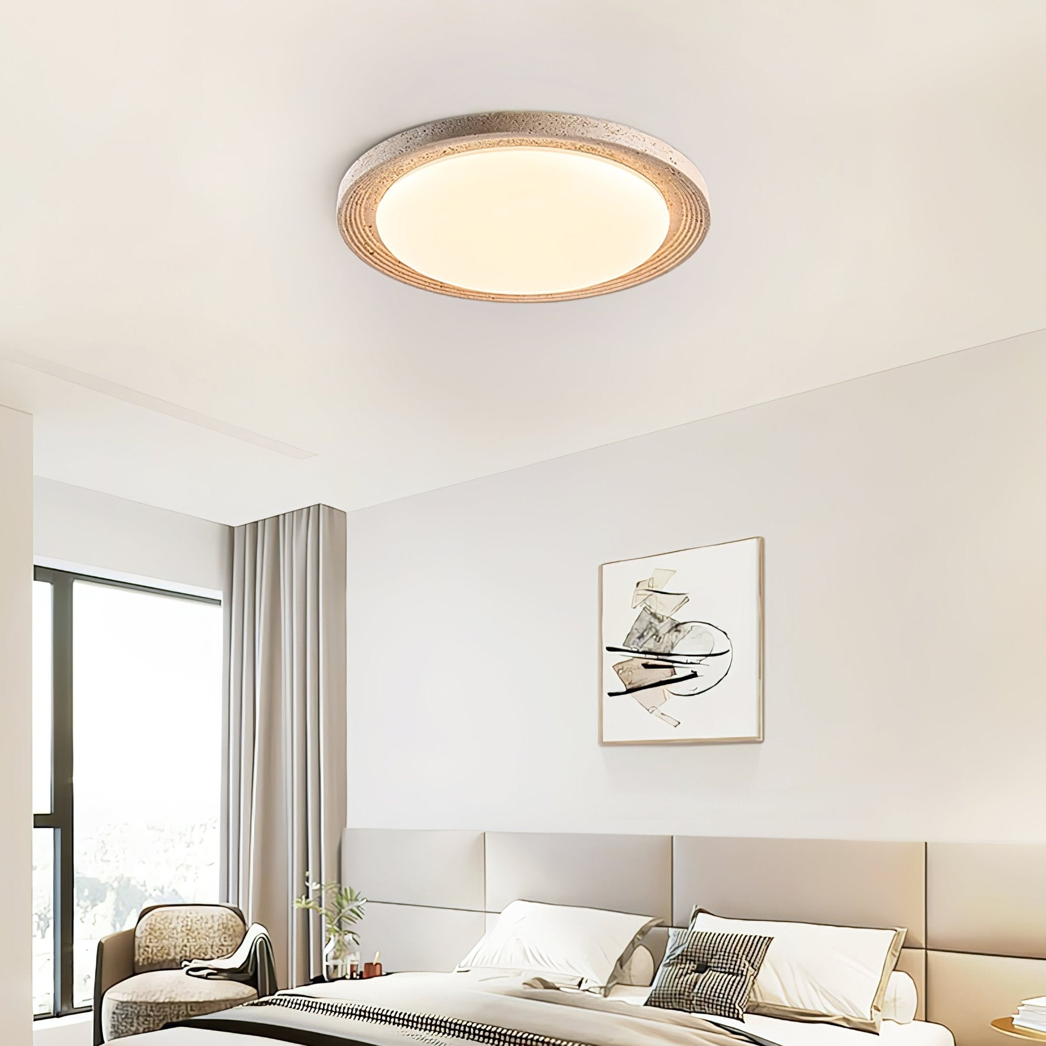 Telmalun Natuursteen Plafondlamp
