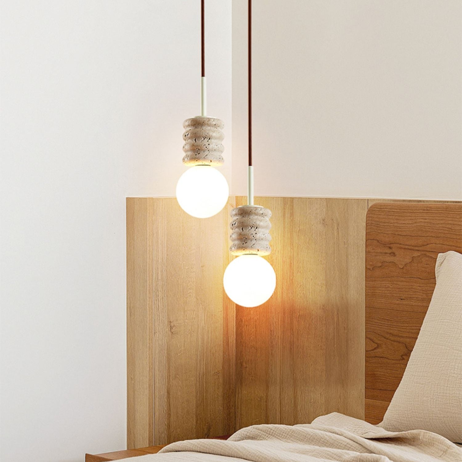 Fenora Travertijnen Hanglamp