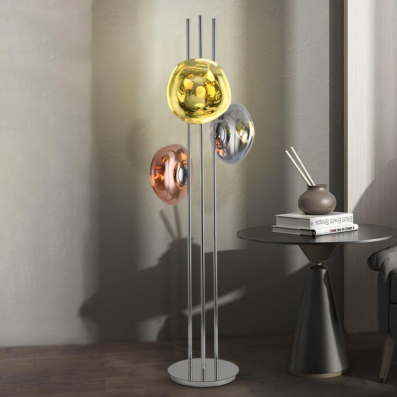 Triple Syrlion Orb Vloerlamp