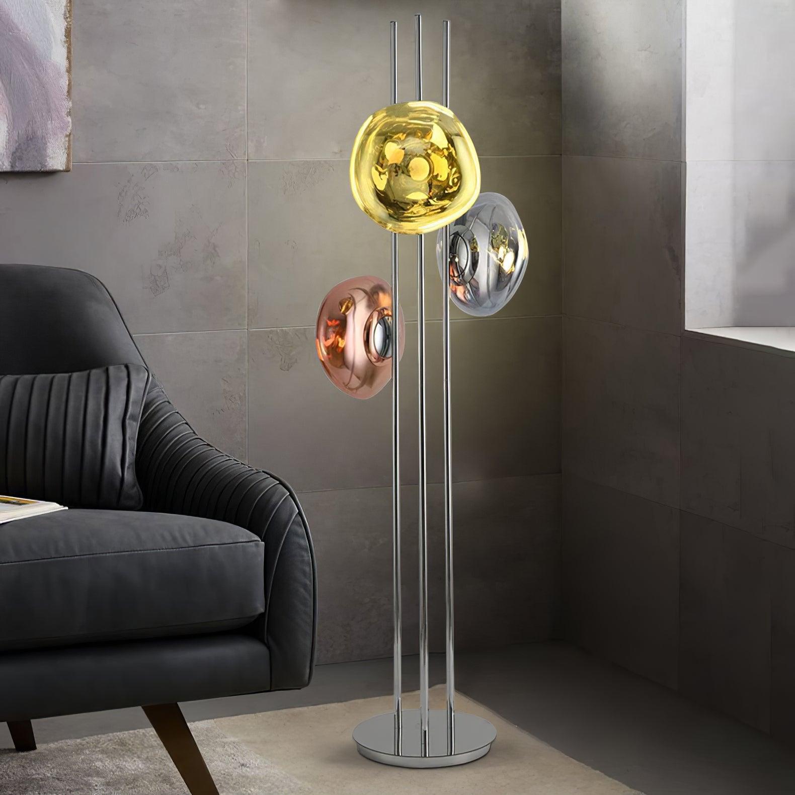 Triple Syrlion Orb Vloerlamp