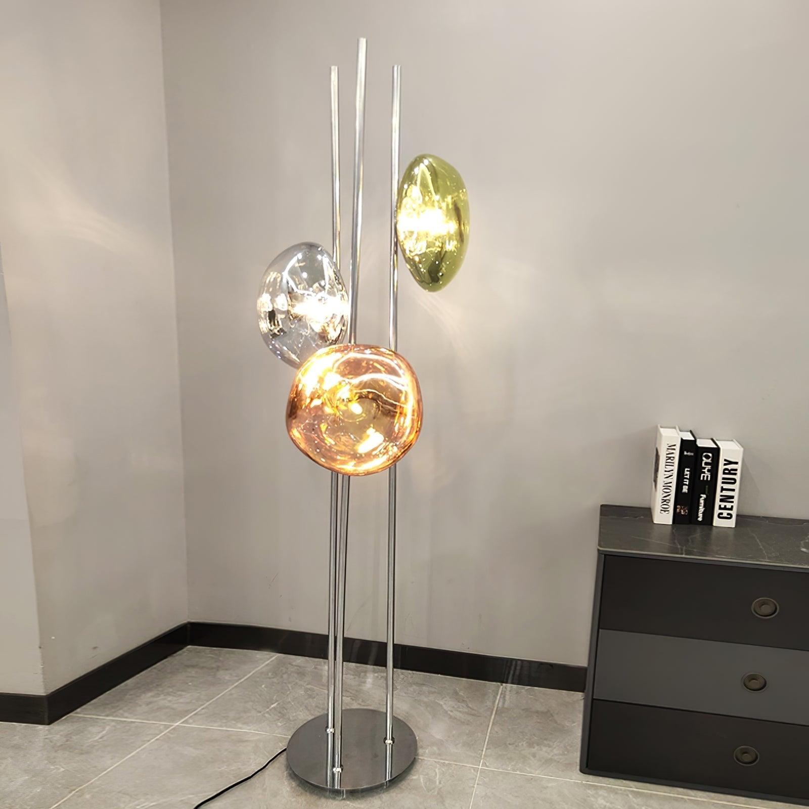 Triple Syrlion Orb Vloerlamp