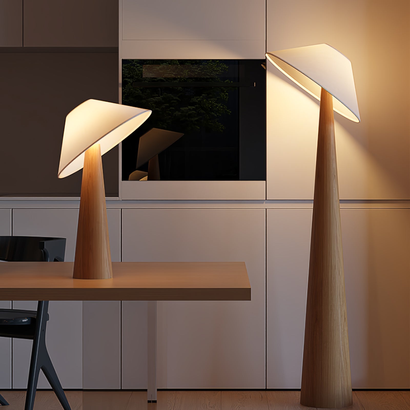 Hatilt Houten Tafellamp