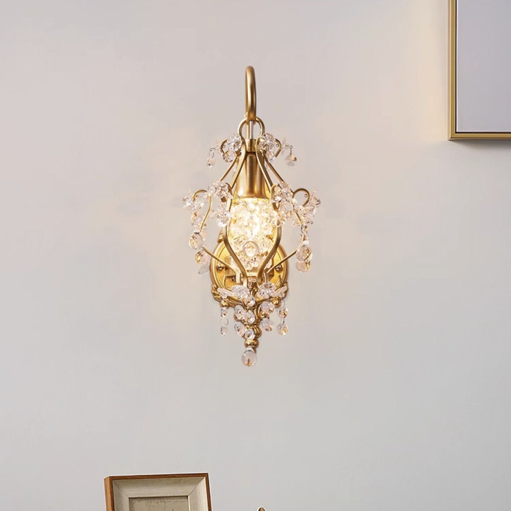 Tevo Kristallen Wandlamp