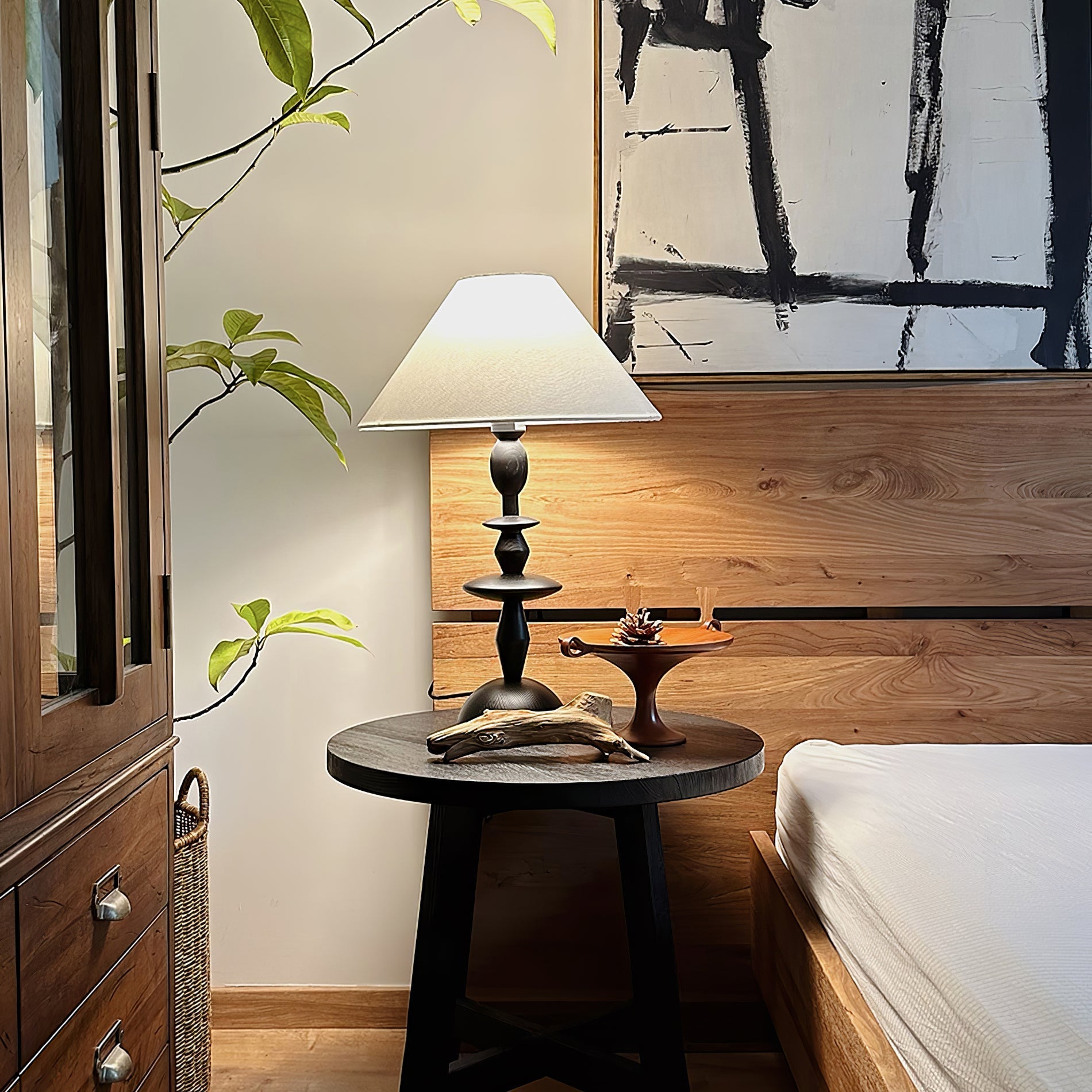 Torento Houten Tafellamp