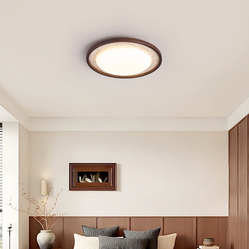 Zeco Travertijnen Planfondlamp