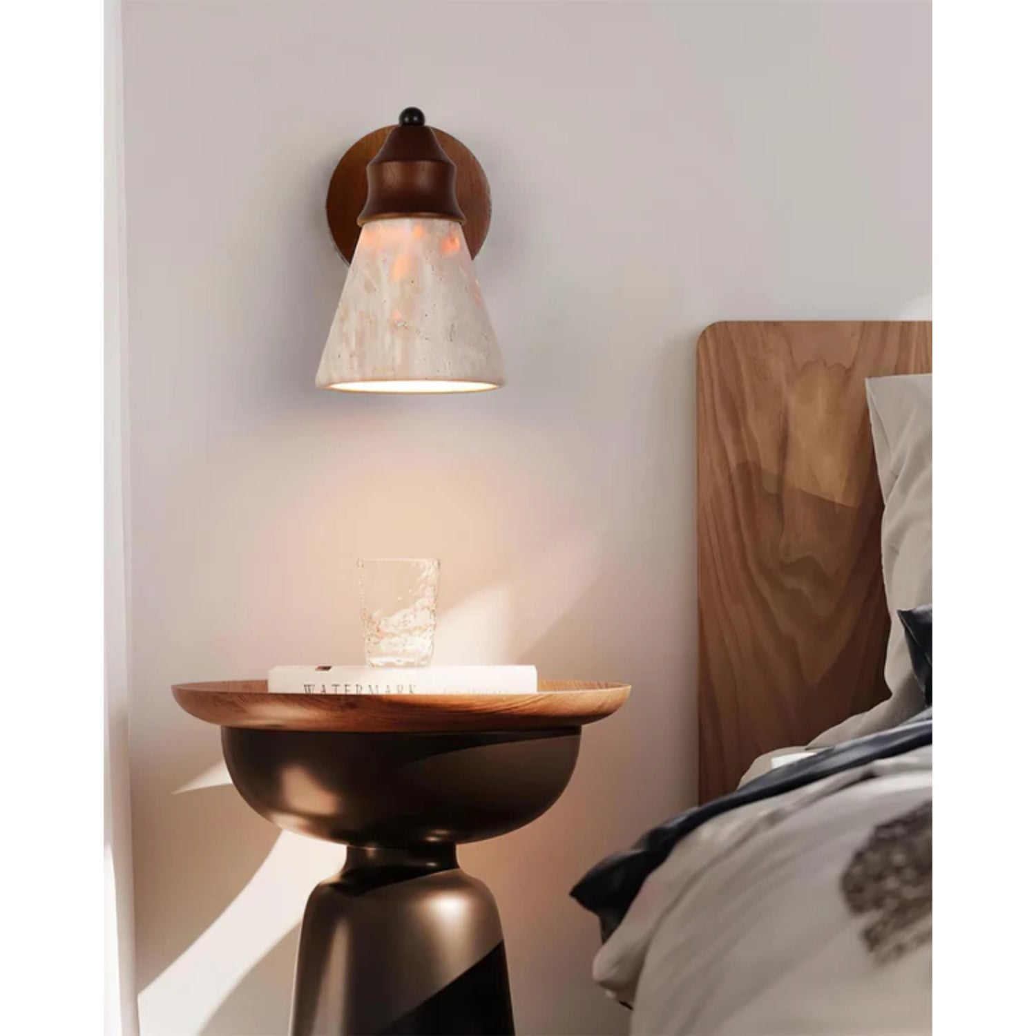 Tomiso Natuursteen Wandlamp