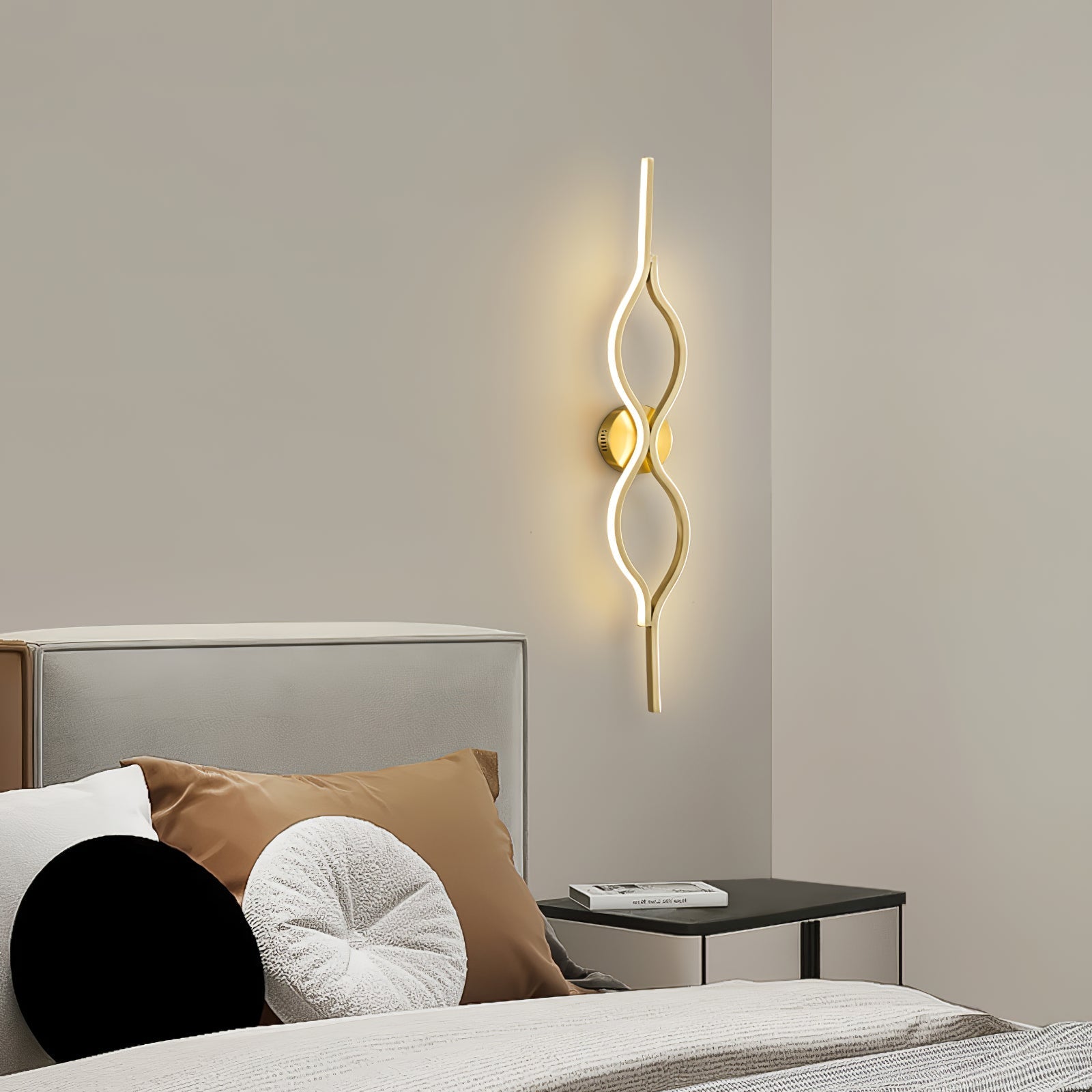 Nexo Wave Messing Wandlamp