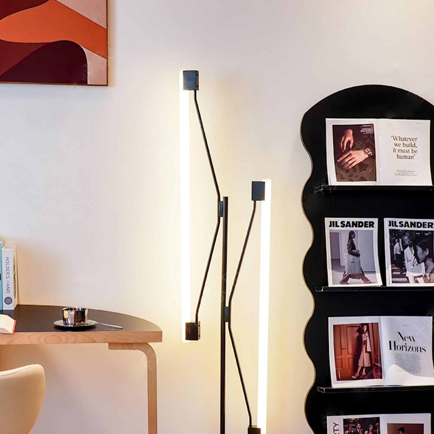 Duo Lineaire Vloerlamp