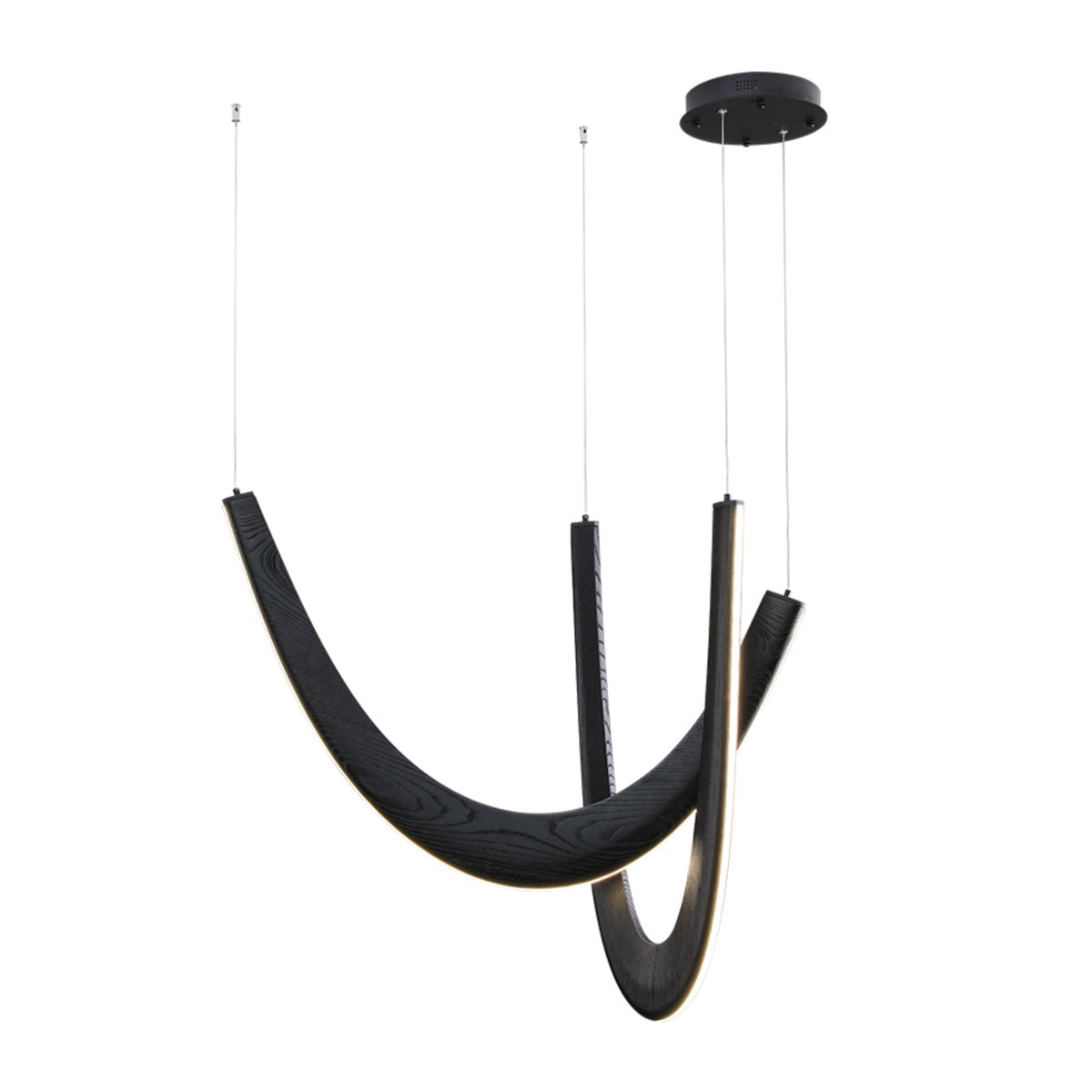 Layn U Vorm Houten Hanglamp