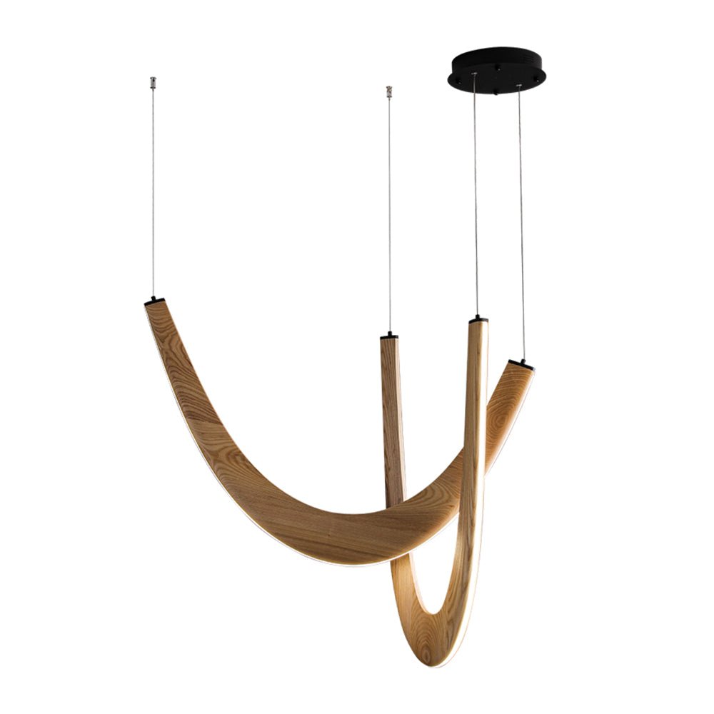 Layn U Vorm Houten Hanglamp