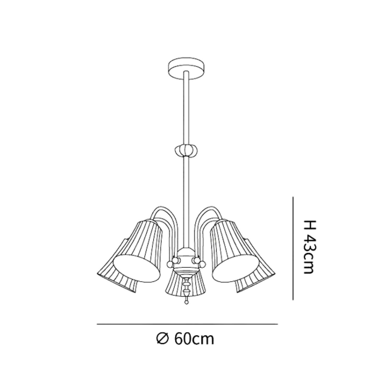 Cromeniz Plafondlamp
