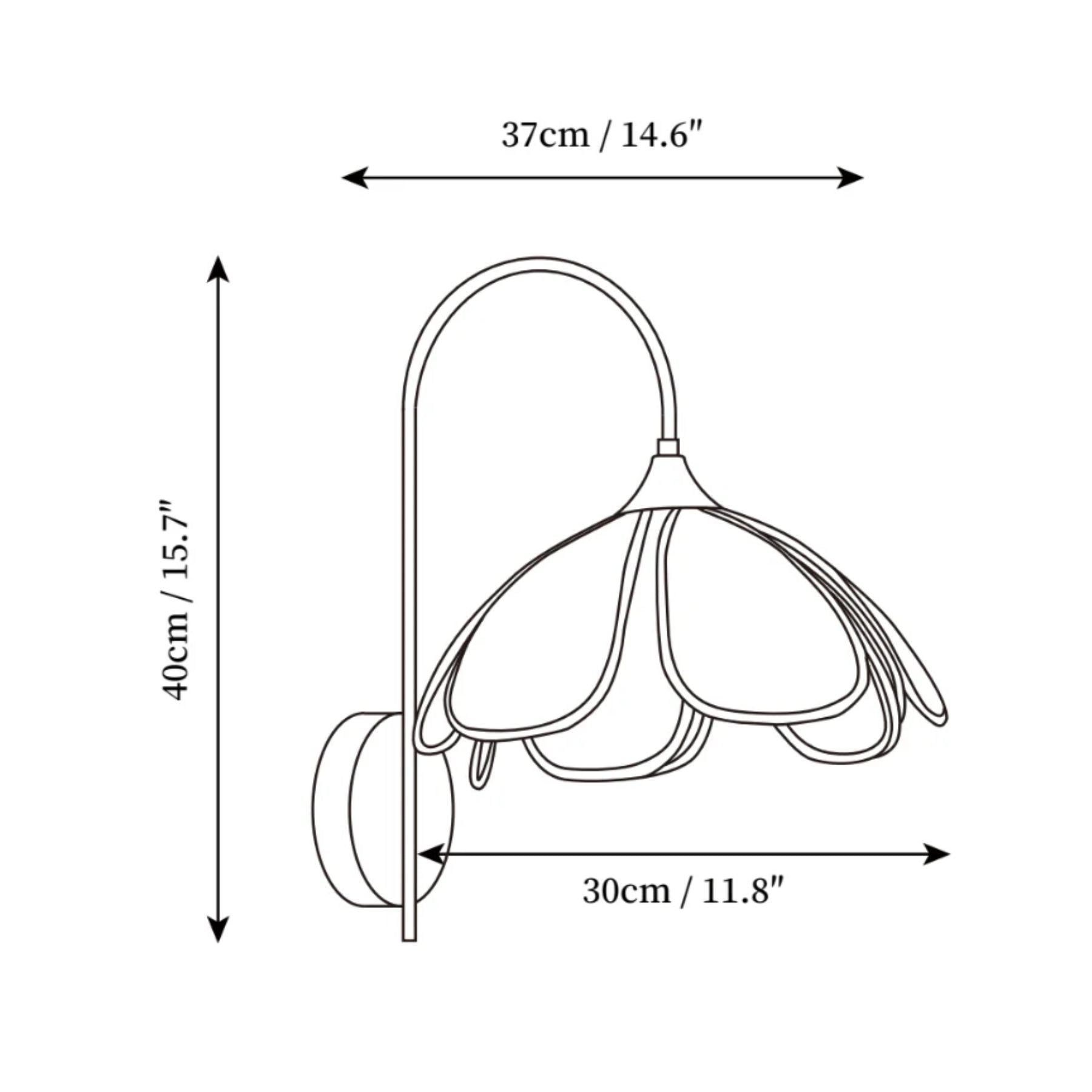 Mozy Flower Wandlamp