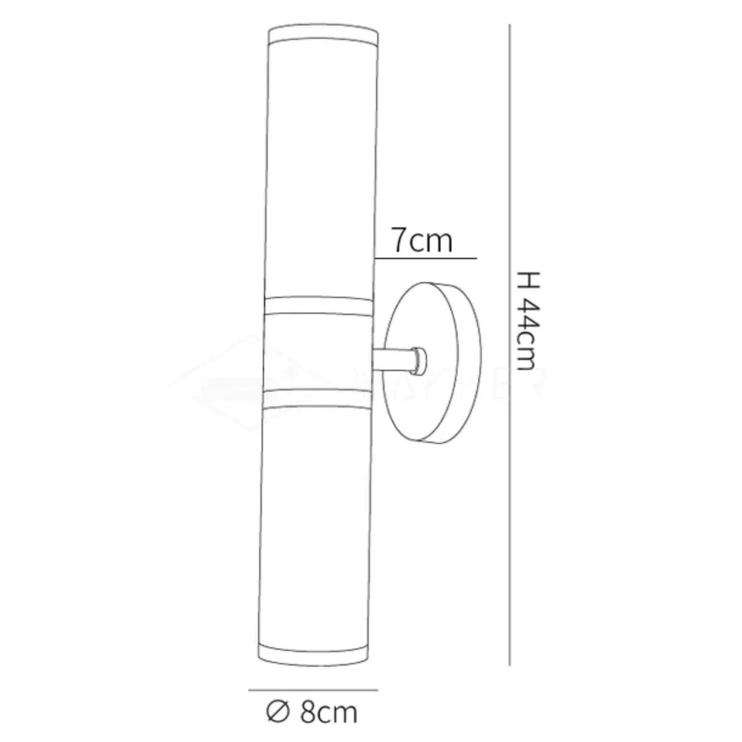 Tanzelo Albasten Wandlamp