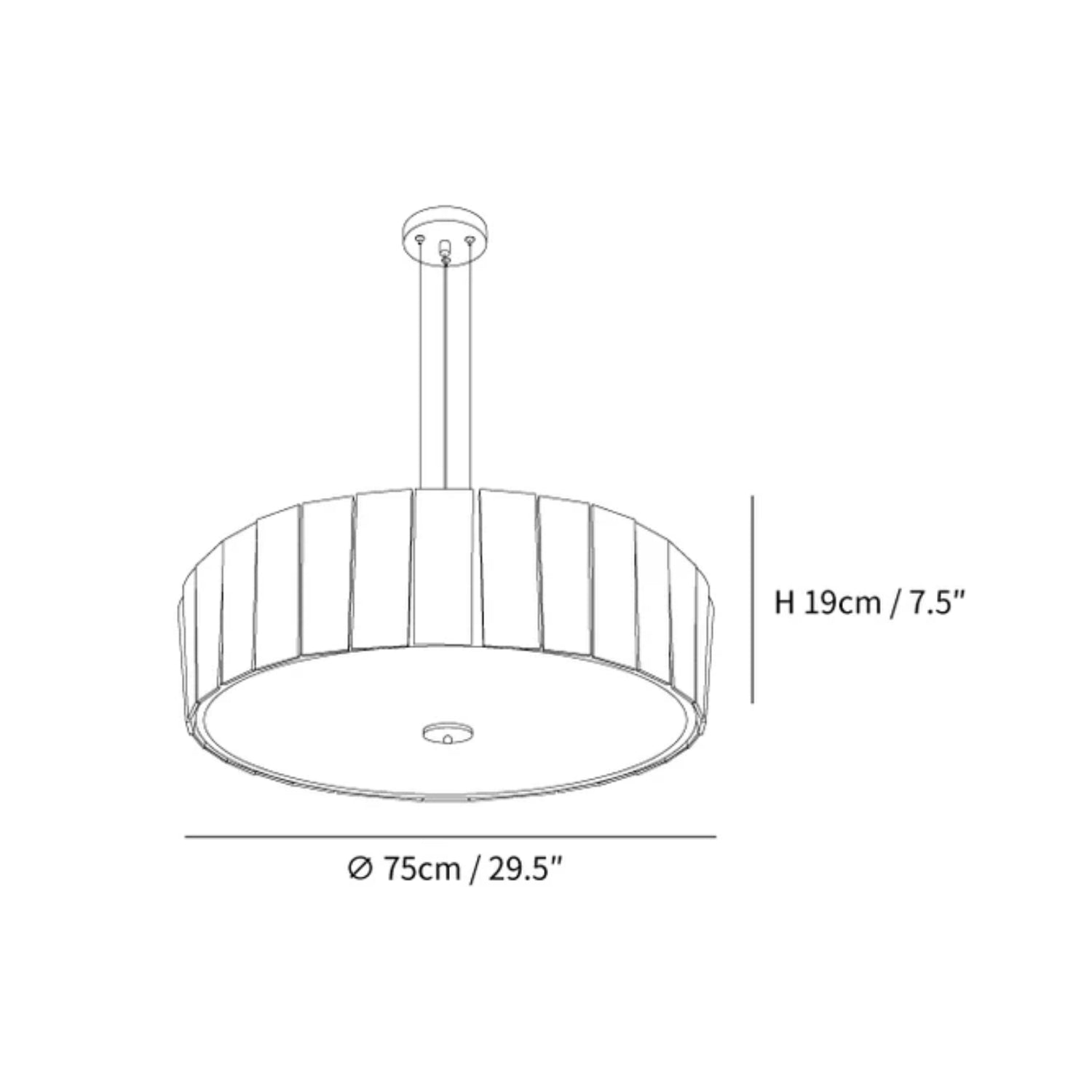 Bimeloze Hanglamp