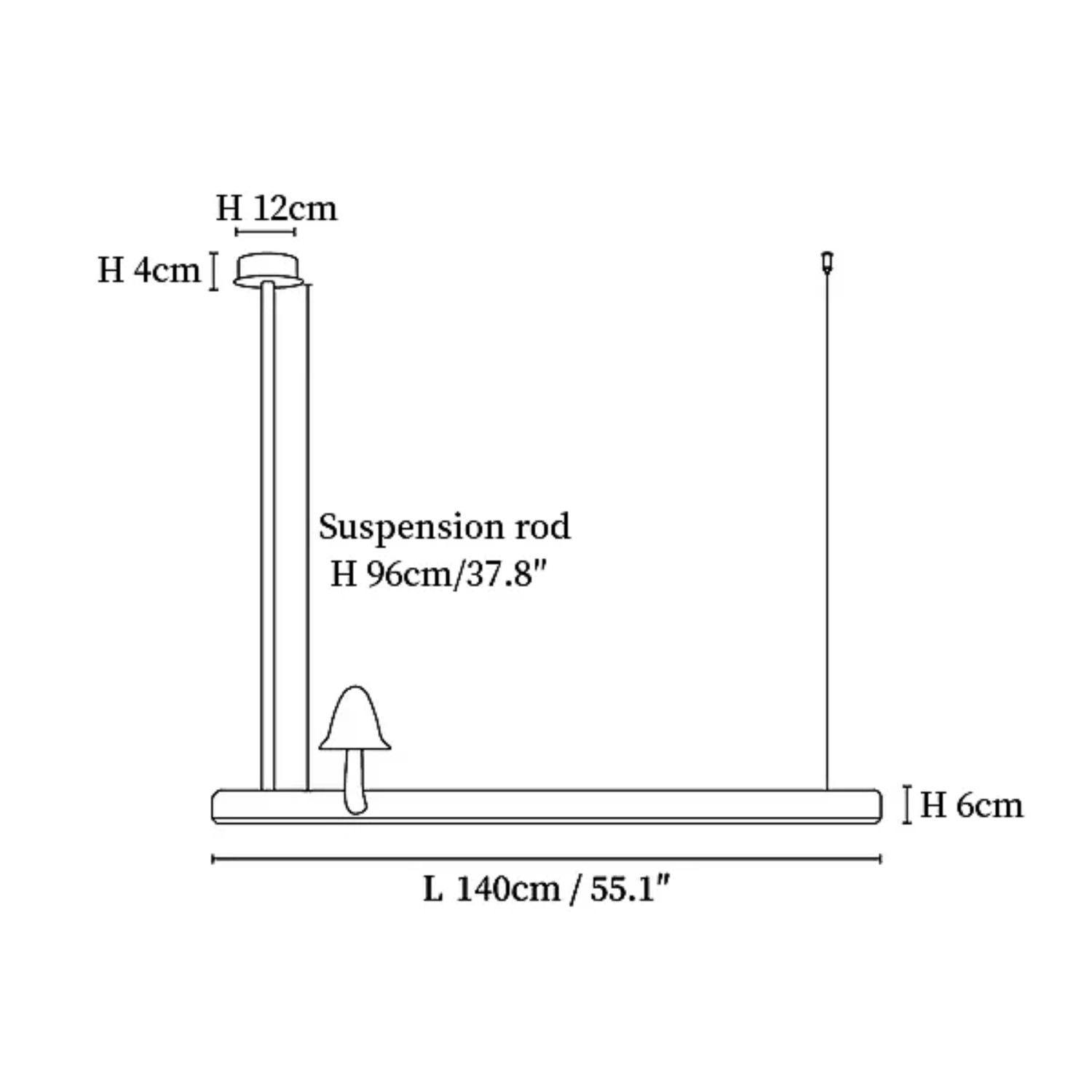 Semis Mushroom Hanglamp