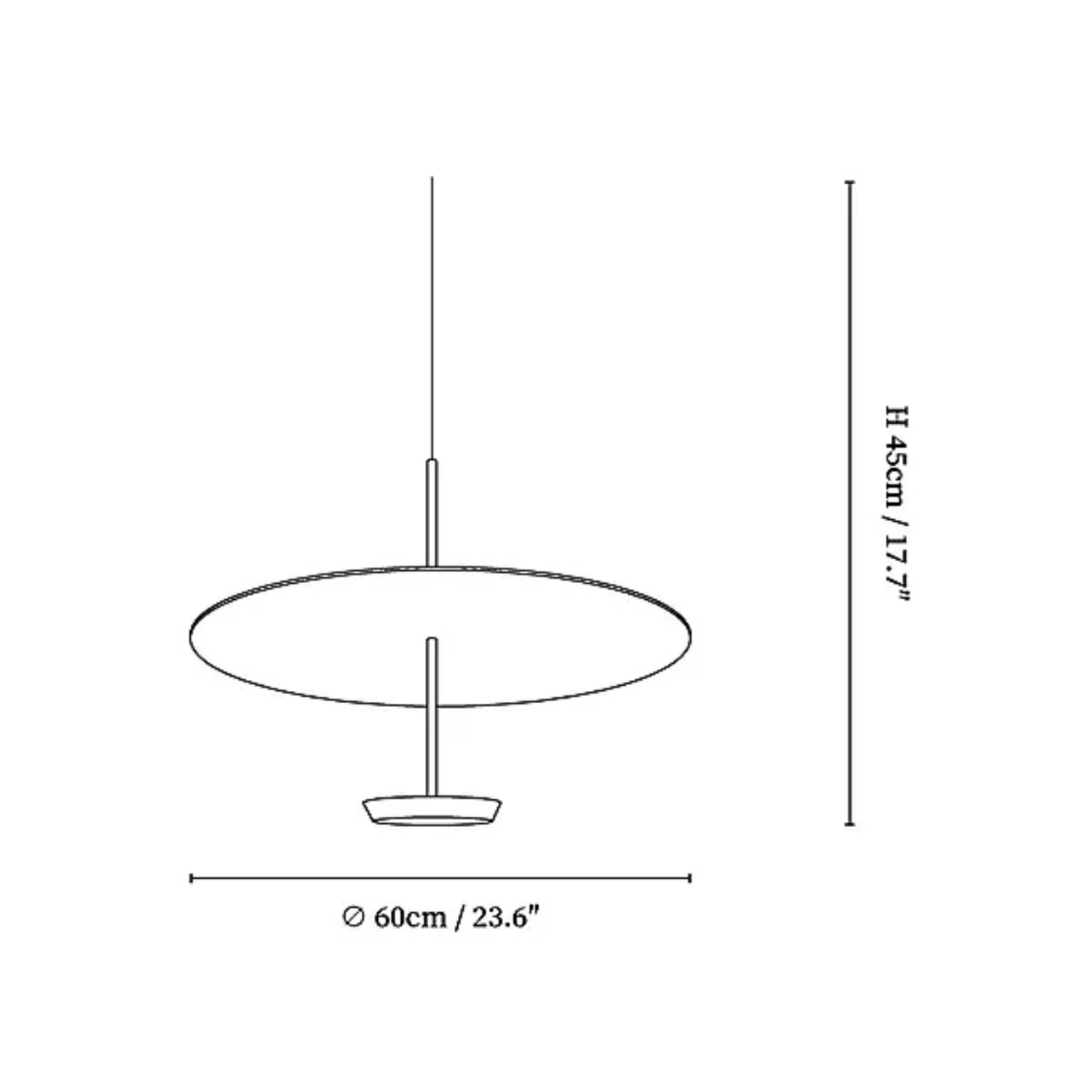 Elisan Disc Hanglamp