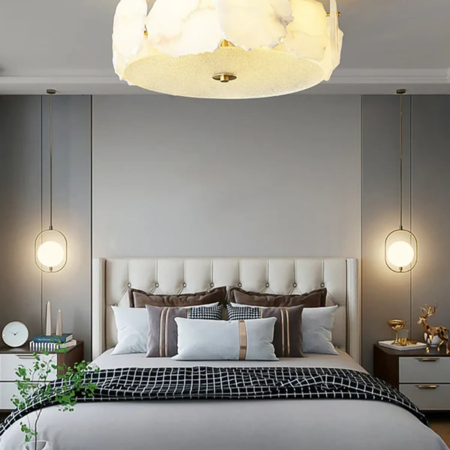Morefa Albasten Plafondlamp