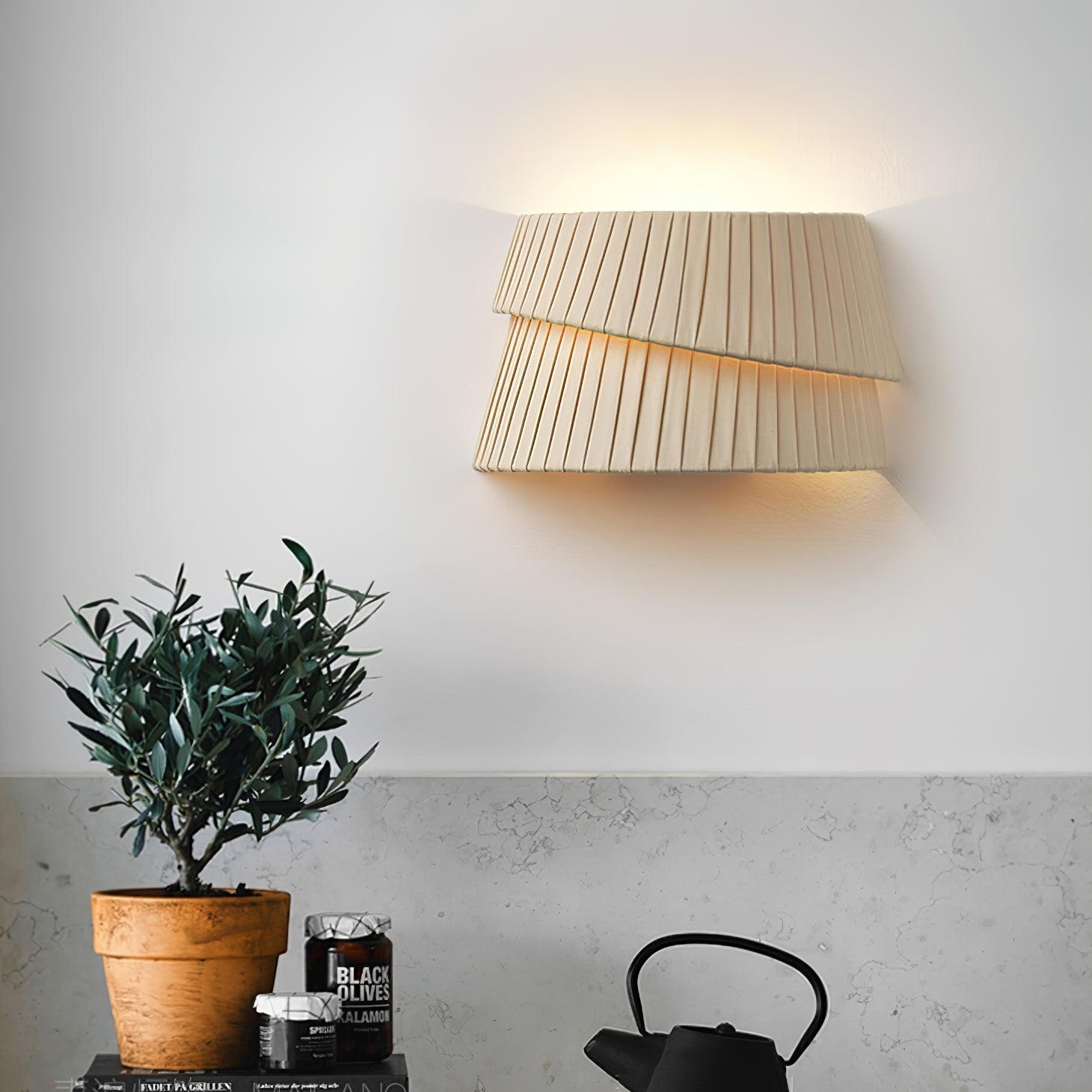 Melo Twist Japandi Wandlamp