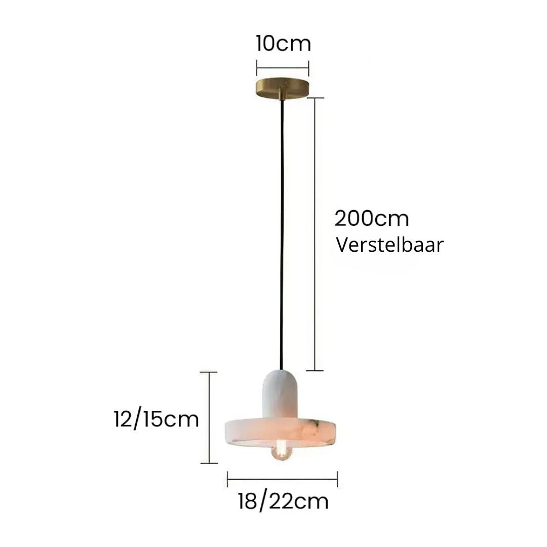 Lunessa Albasten Hanglamp