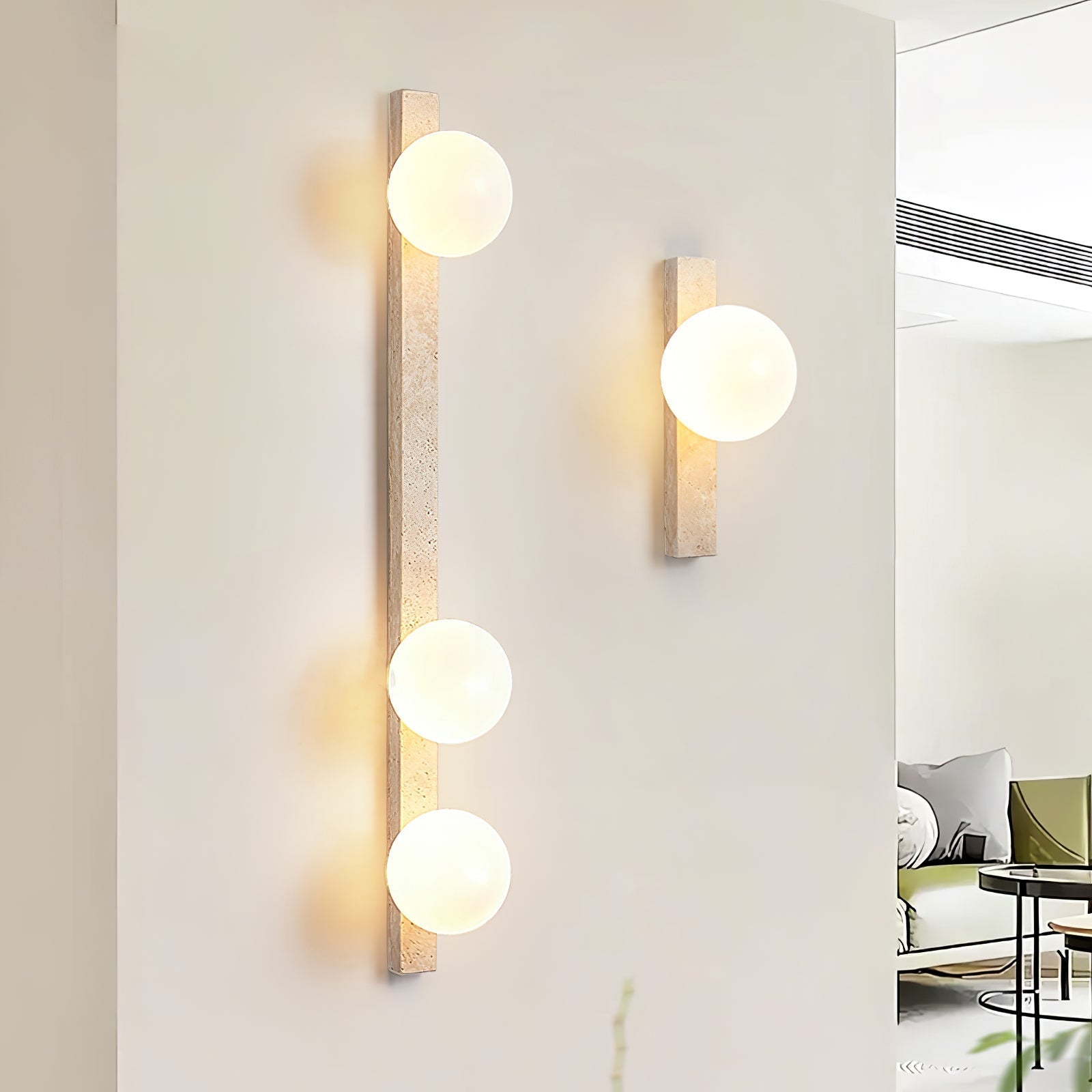 Vemme Natuursteen Wandlamp