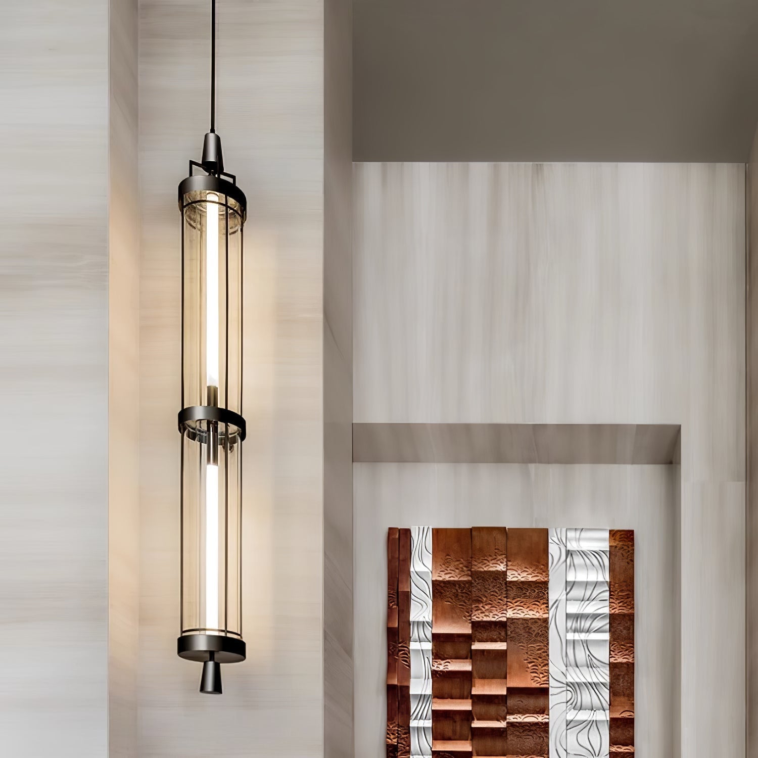 Vorena Verticale Wandlamp