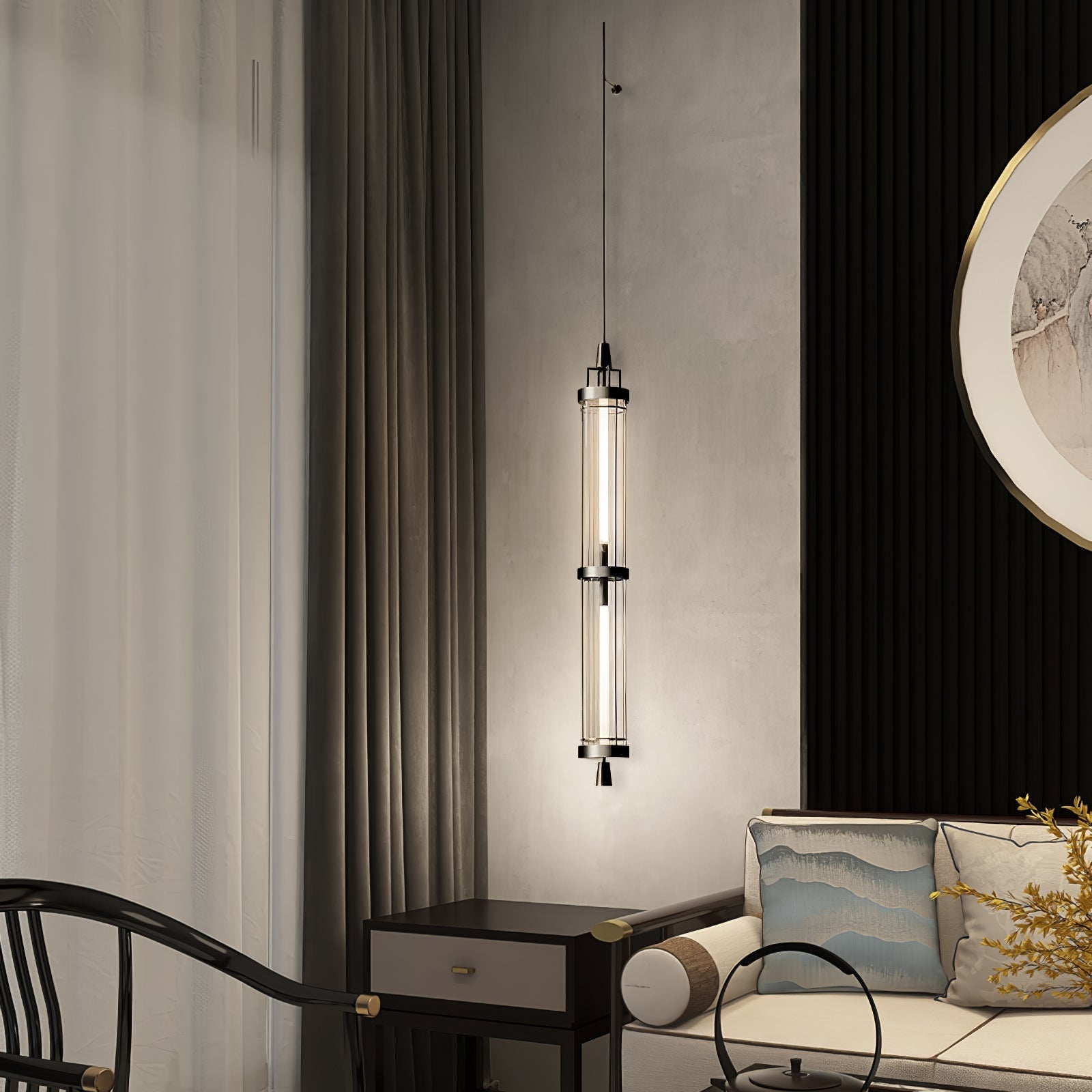 Vorena Verticale Wandlamp
