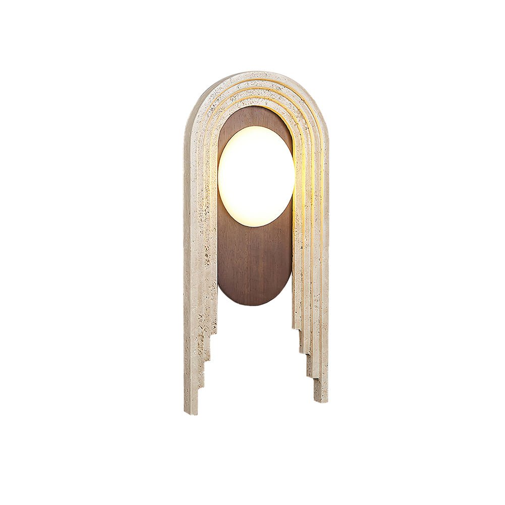 Belva Travertijnen Wandlamp