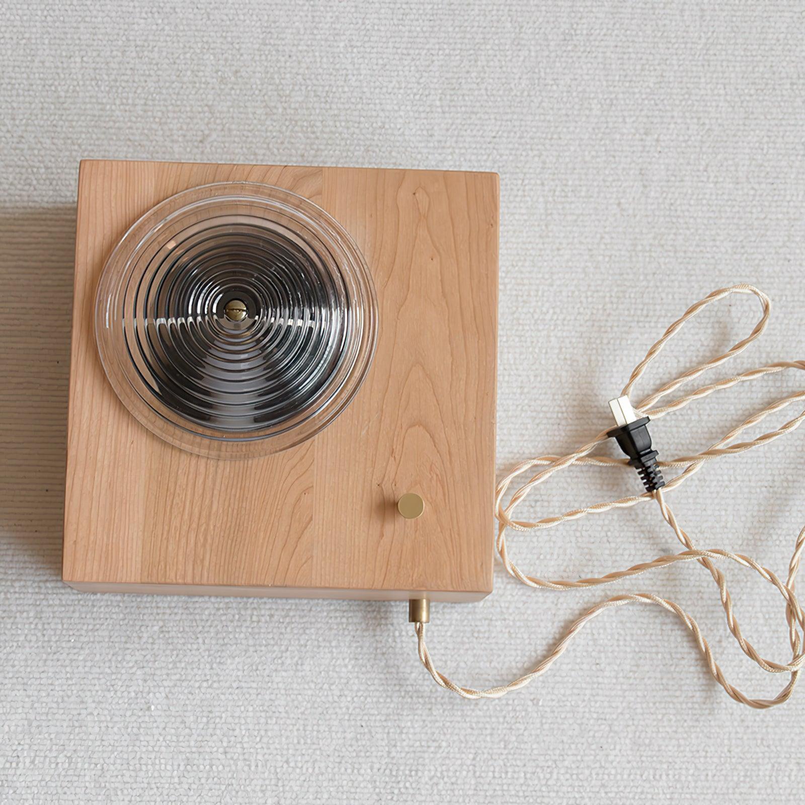 Houten Vintage Camera Wandlamp